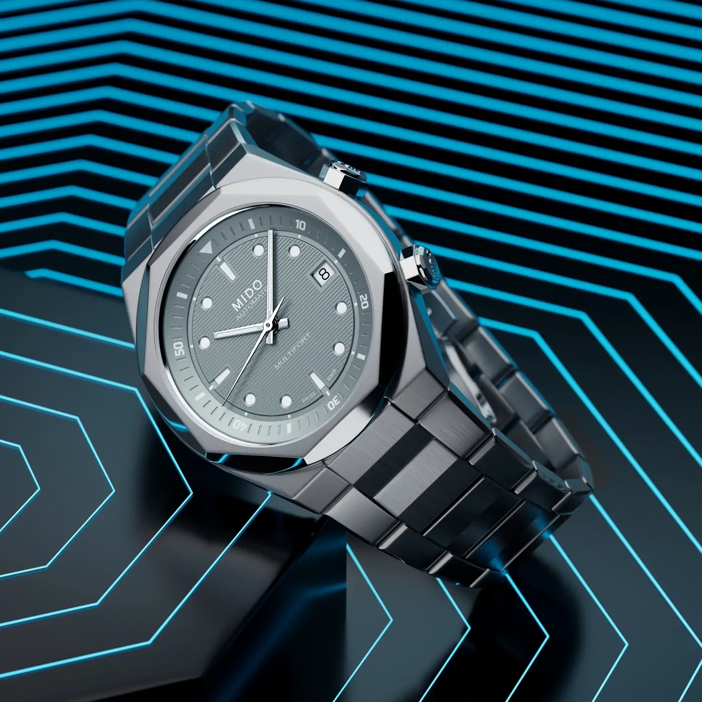 Mido Multifort 8 Two Crowns