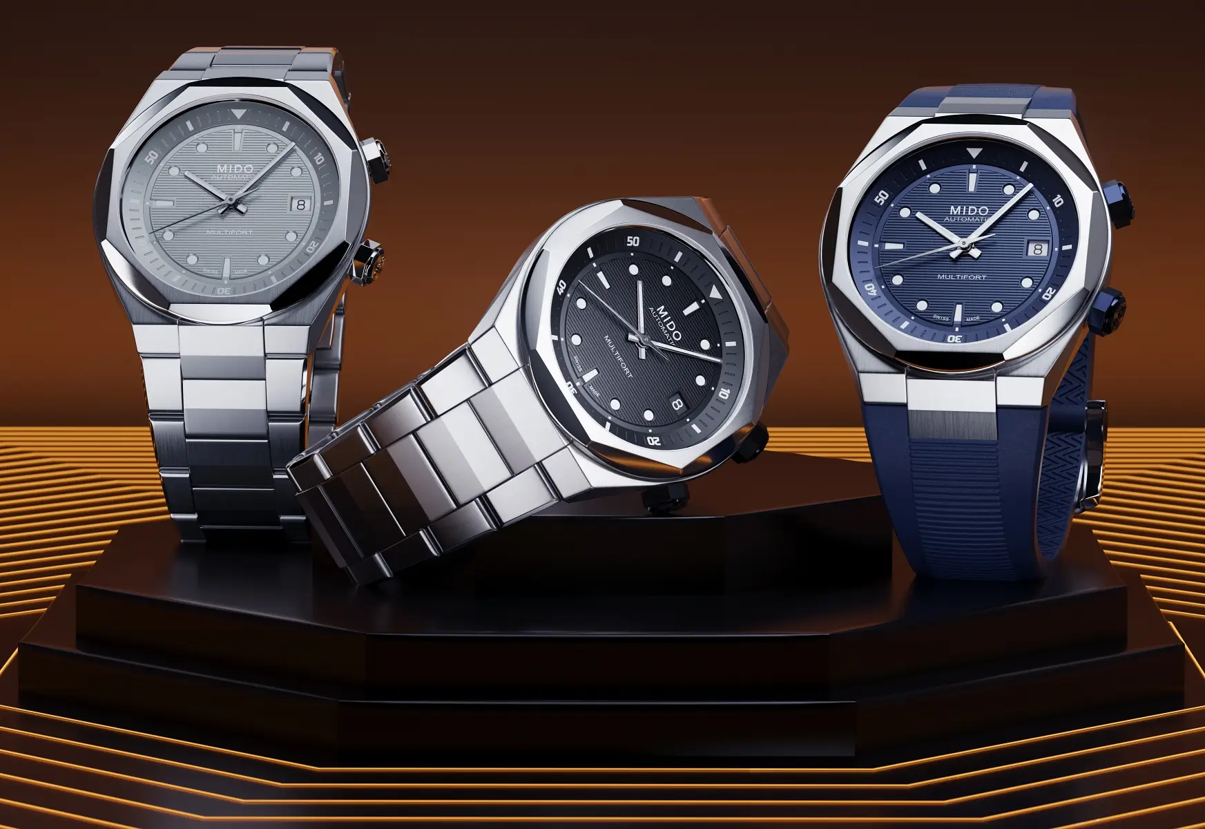 Mido Multifort 8 Two Crowns