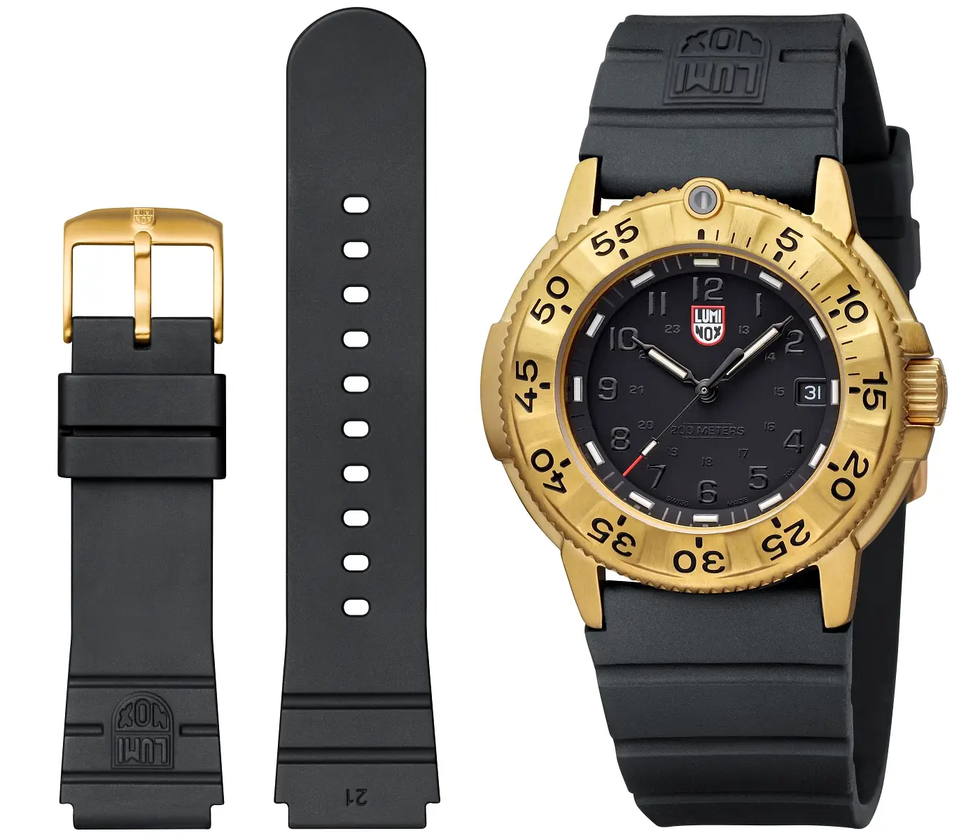 Luminox Navy SEAL Foundation 3220 Series Gold Color Edition XS.3221.NSF