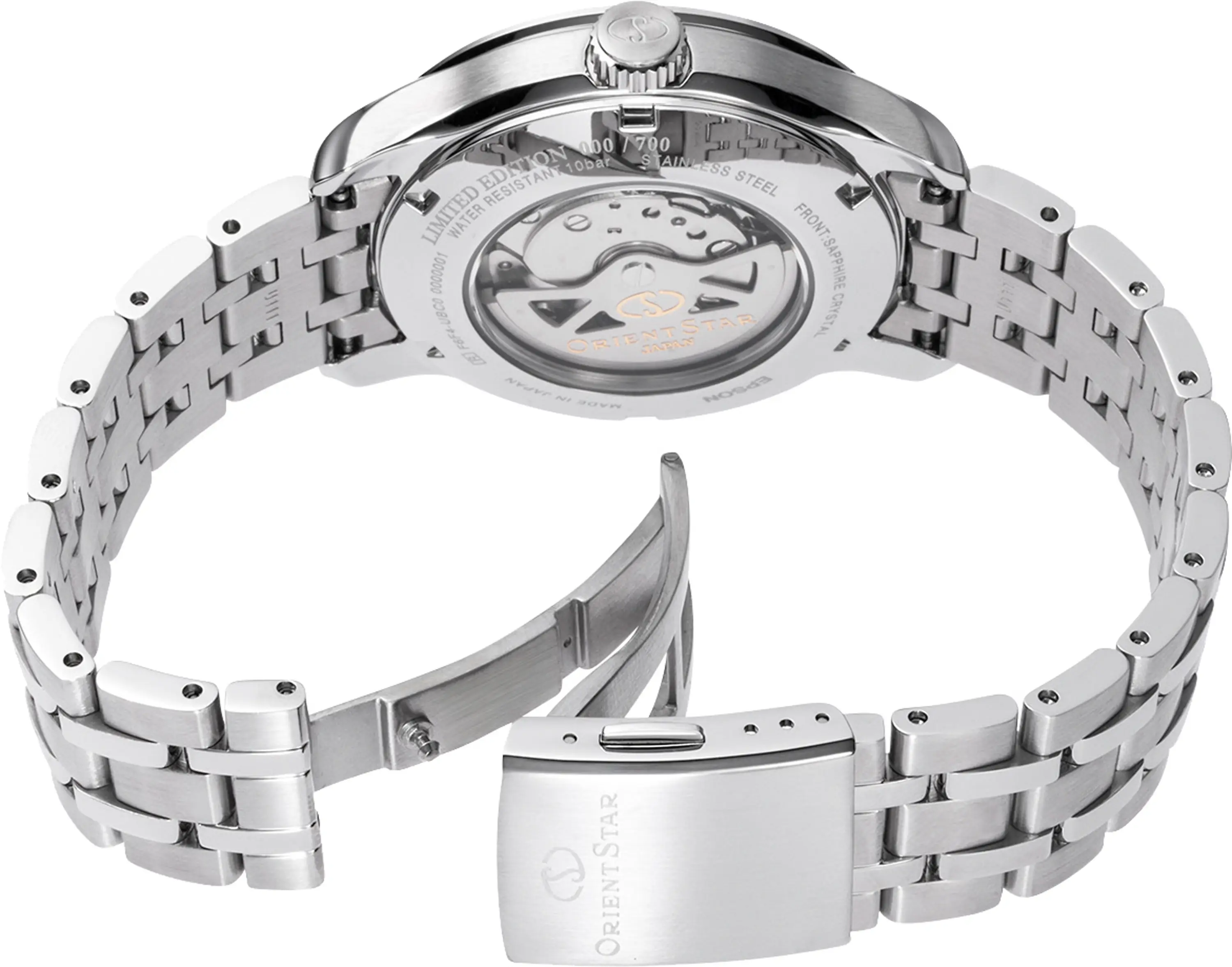 Orient Star Contemporary Date i Layered Skeleton. Kolory i wskazanie rezerwy chodu