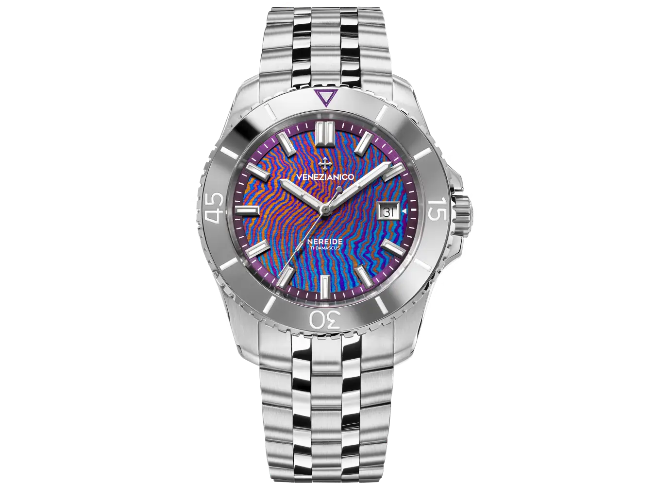 Venezianico Nereide Ti-Damascus Limited Edition. Głębia czasu, wyrzeźbiona w tytanie