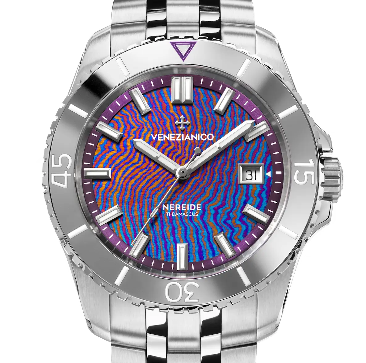 Venezianico Nereide Ti-Damascus Limited Edition. Głębia czasu, wyrzeźbiona w tytanie