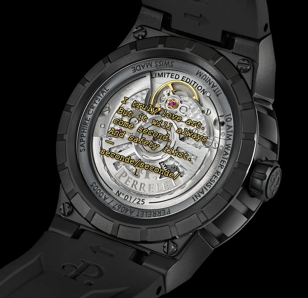 Perrelet Turbine x Seconde/Seconde. Ekskluzywny zegarek odmierzający czas z… humorem