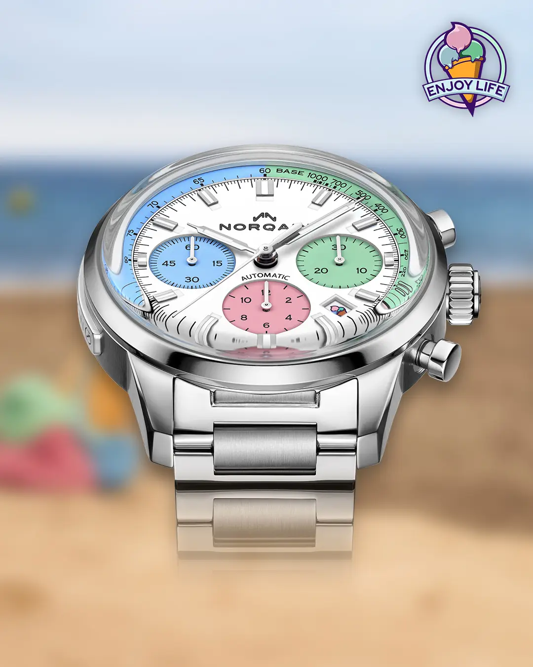 Norqain Freedom 60 Chrono Enjoy Life Special Edition. Smakuj życie, ciesz się każdą sekundą