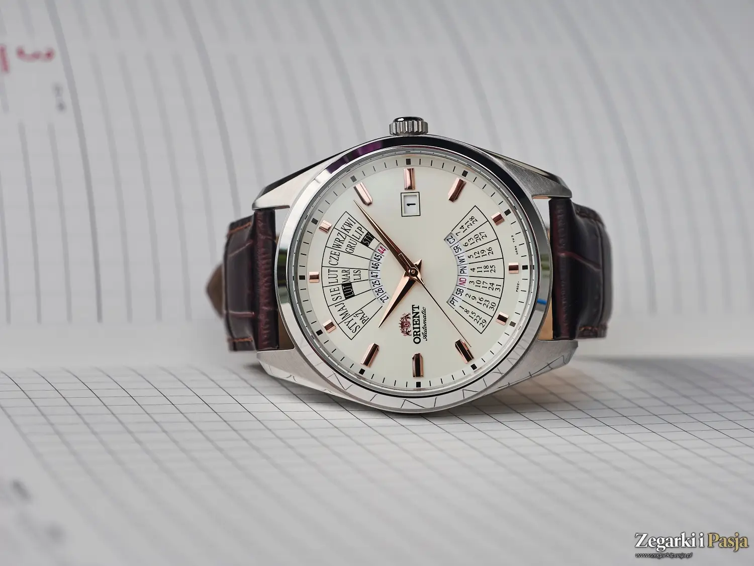 Recenzja: Orient Multi-Year Calendar Poland. Japoński zegarek z polskim kalendarzem!