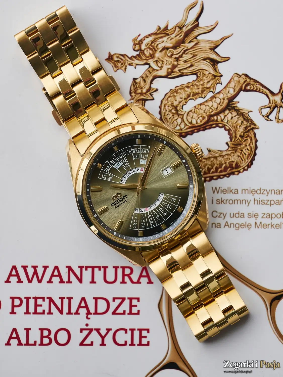 Recenzja: Orient Multi-Year Calendar Poland. Japoński zegarek z polskim kalendarzem!