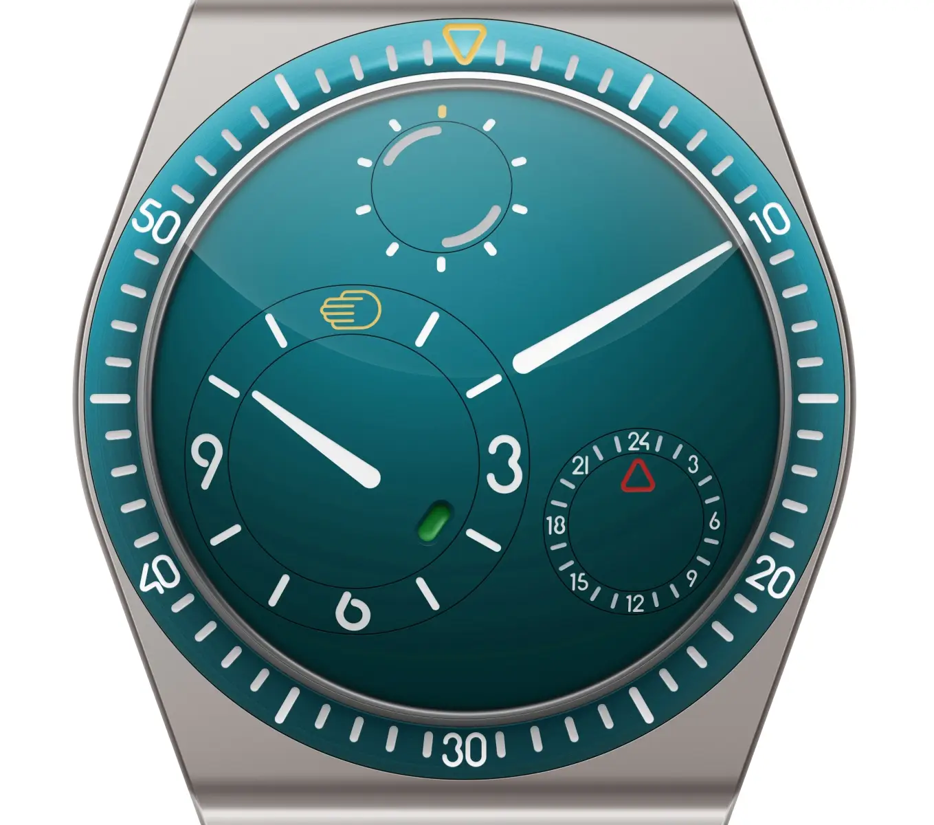 Ressence Type 7. Pierwszy zegarek marki Ressence z funkcją GMT