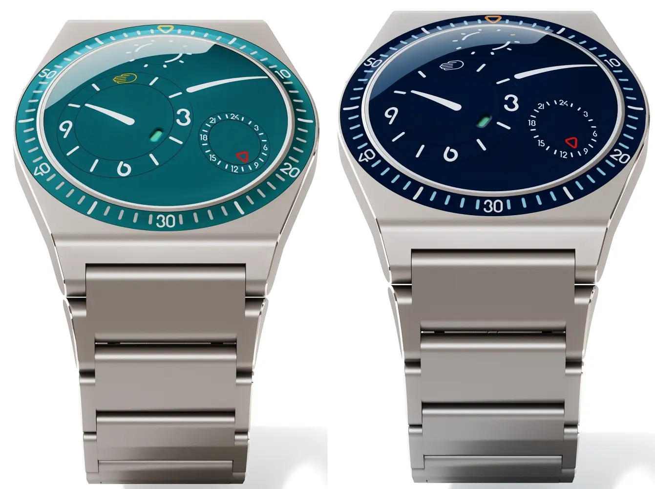 Ressence Type 7. Pierwszy zegarek marki Ressence z funkcją GMT