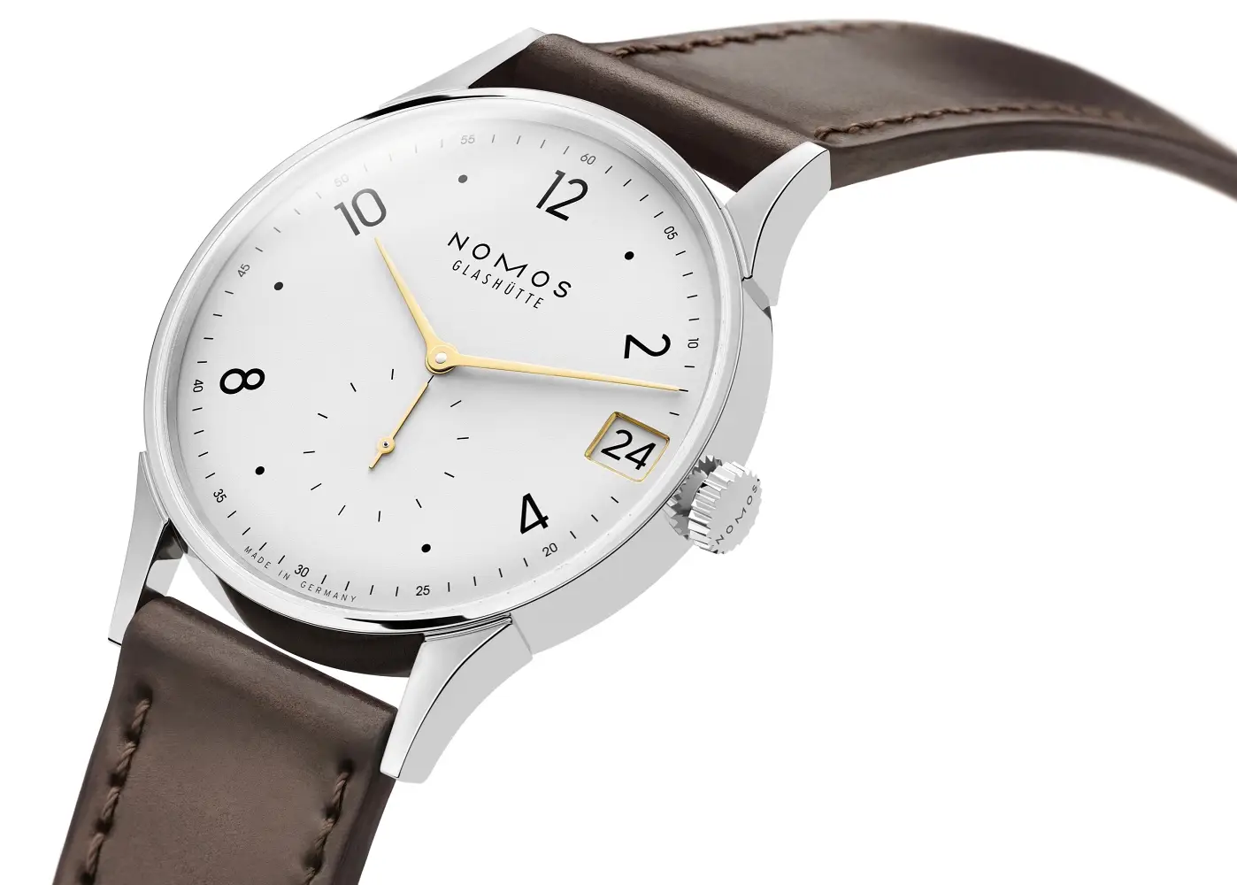 Nomos Minimatik 39 Date. Większa koperta zegarka i odświeżony wygląd tarczy