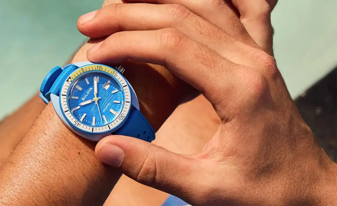 Bulova Oceanographer Snorkel. Eksplozja barw i koperta z „Hybrid Ceramic”