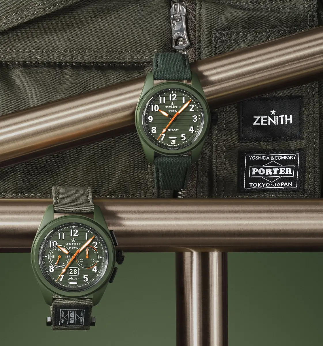 Zenith x Porter Pilot Collection