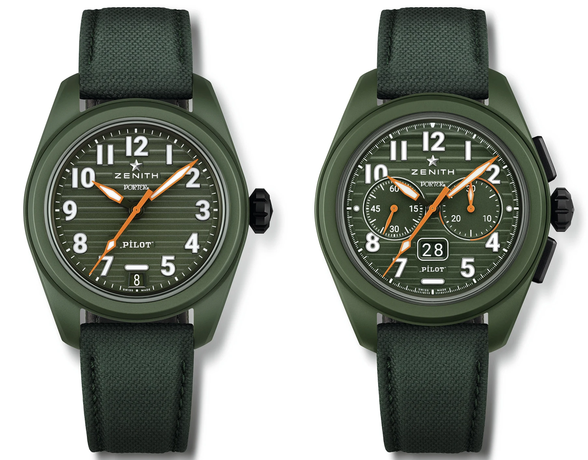 Zenith x Porter Pilot Collection