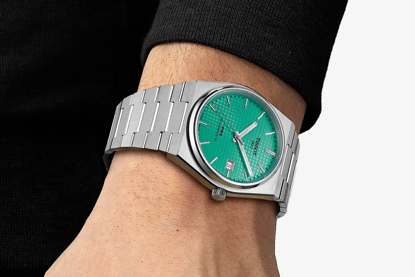 Tissot PRX Automatic. Wersje z tarczami gradientowymi i w kolorze mięty