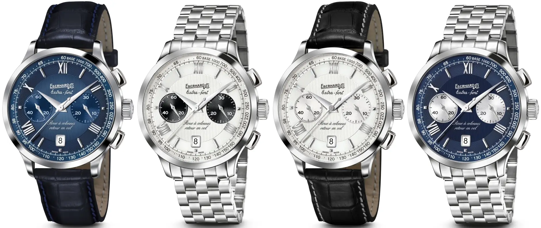 Eberhard Extra-Fort Roue a Colonnes Retour en Vol