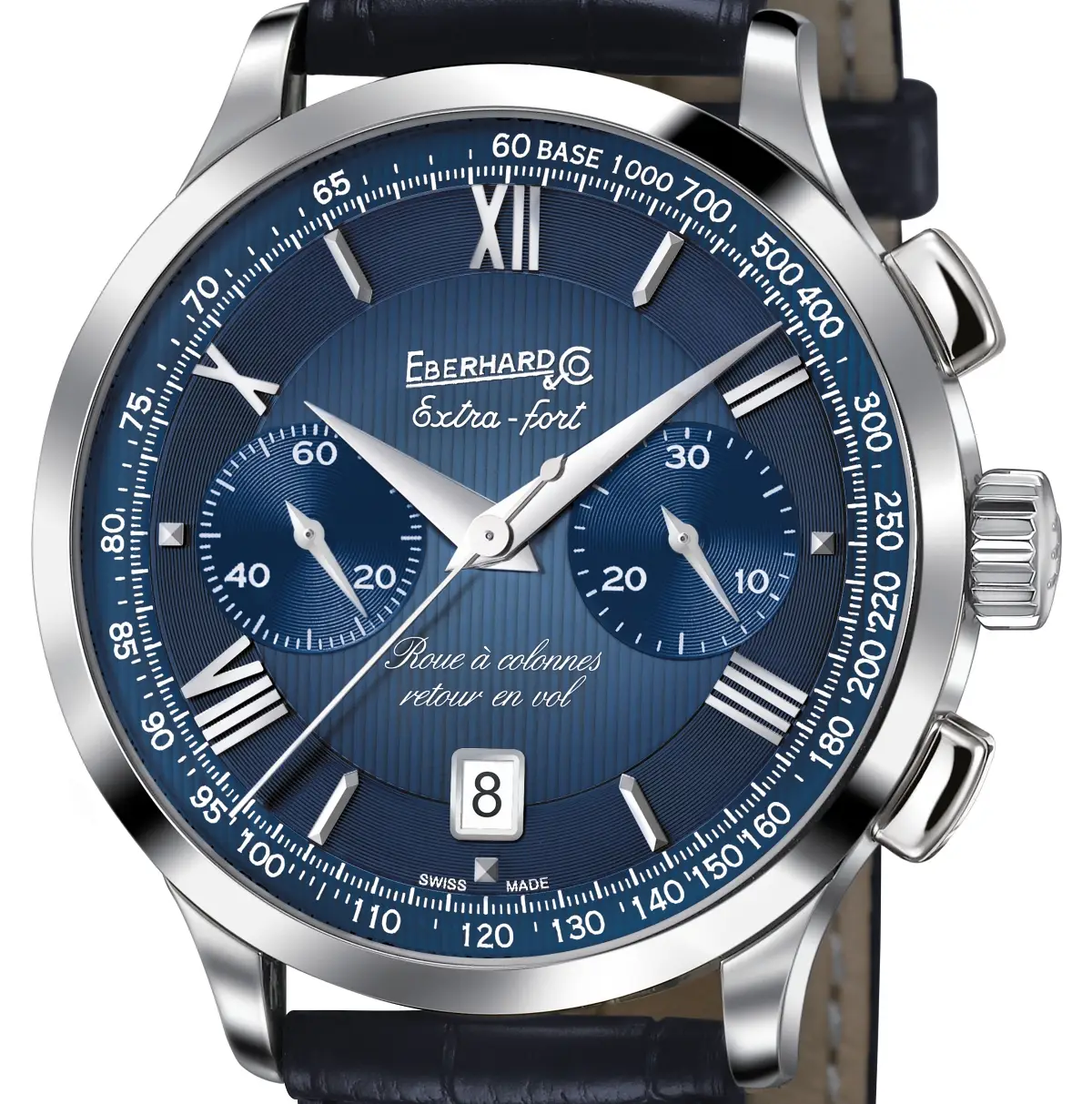 Eberhard Extra-Fort Roue a Colonnes Retour en Vol