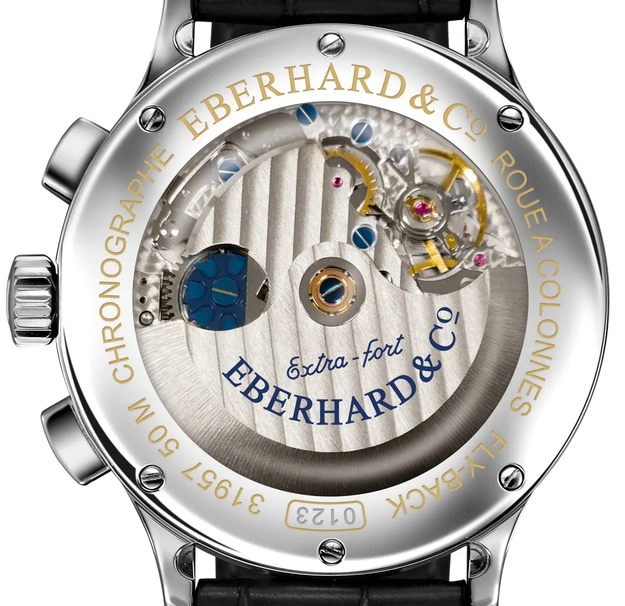 Eberhard Extra-Fort Roue a Colonnes Retour en Vol