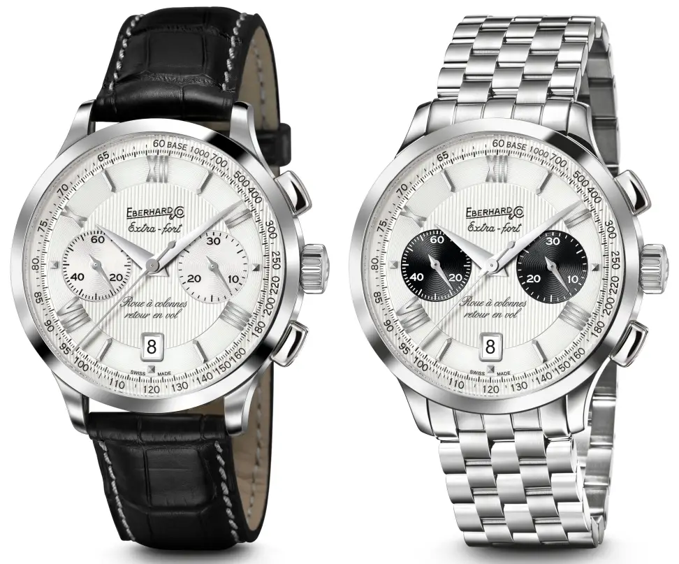 Eberhard Extra-Fort Roue a Colonnes Retour en Vol