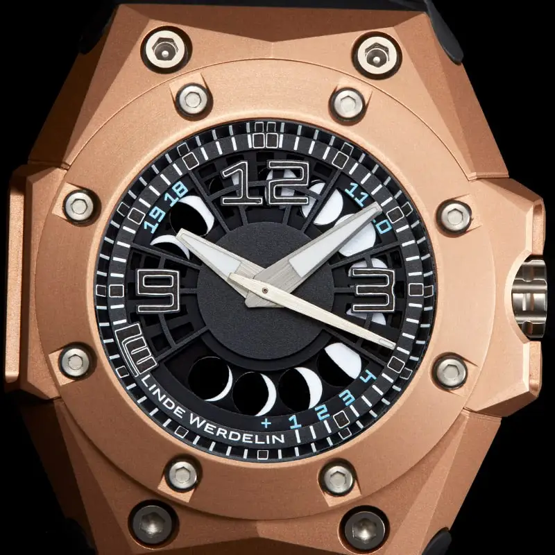 Linde Werdelin Oktopus Moon Gold Black Ink