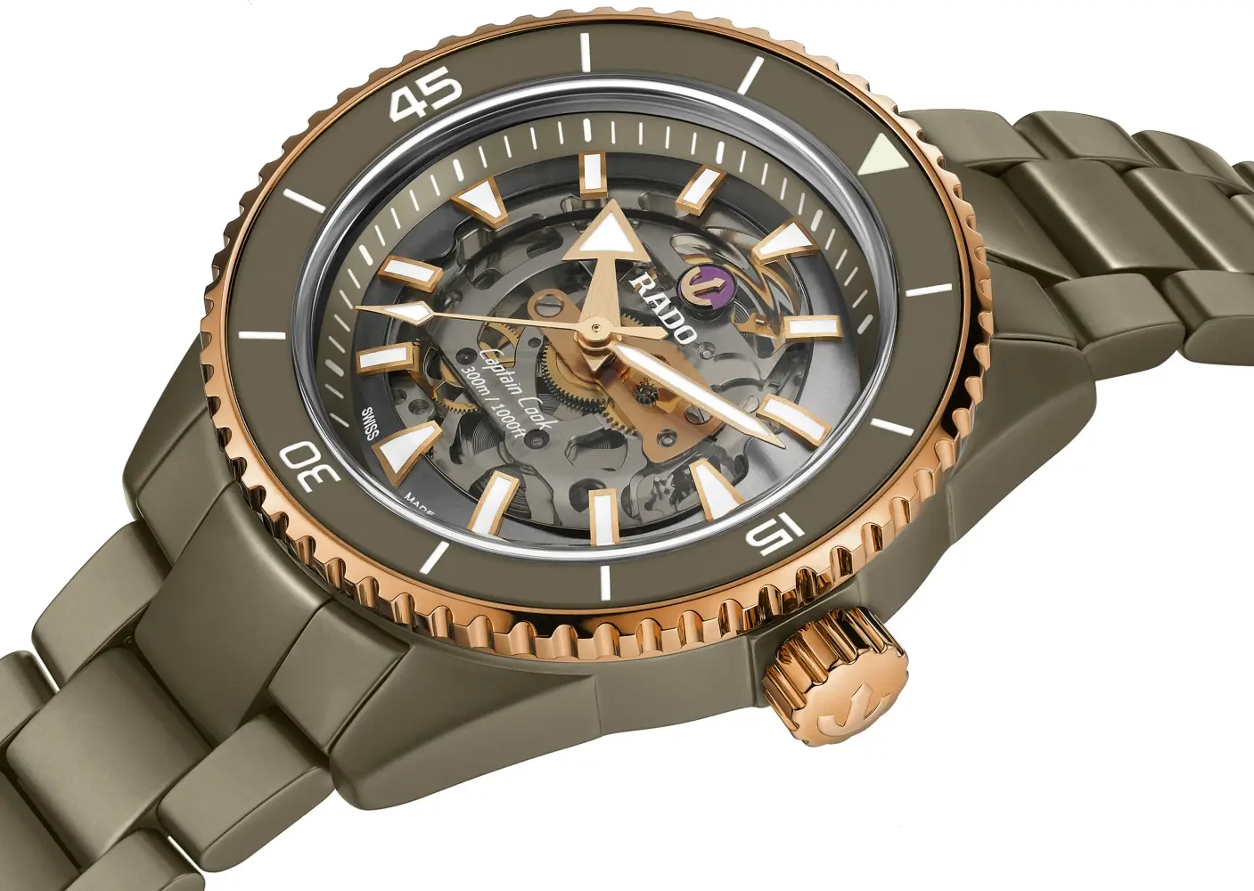 Rado Captain Cook High-Tech Ceramic Skeleton