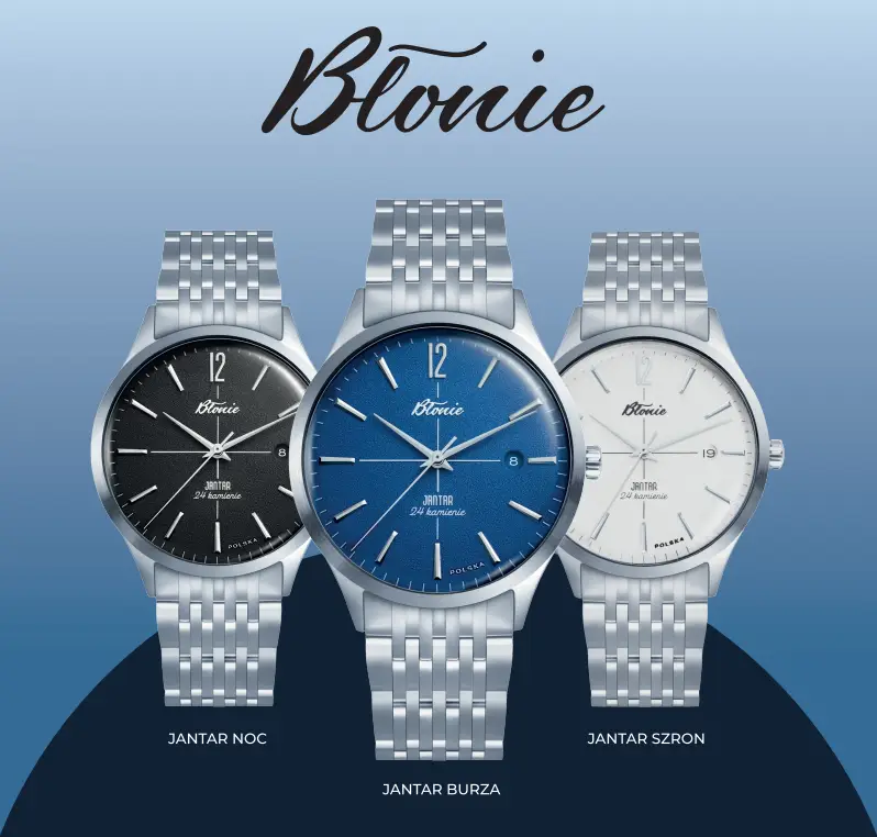 Szron, Burza i Noc – nowe zegarki w kolekcji Błonie Jantar