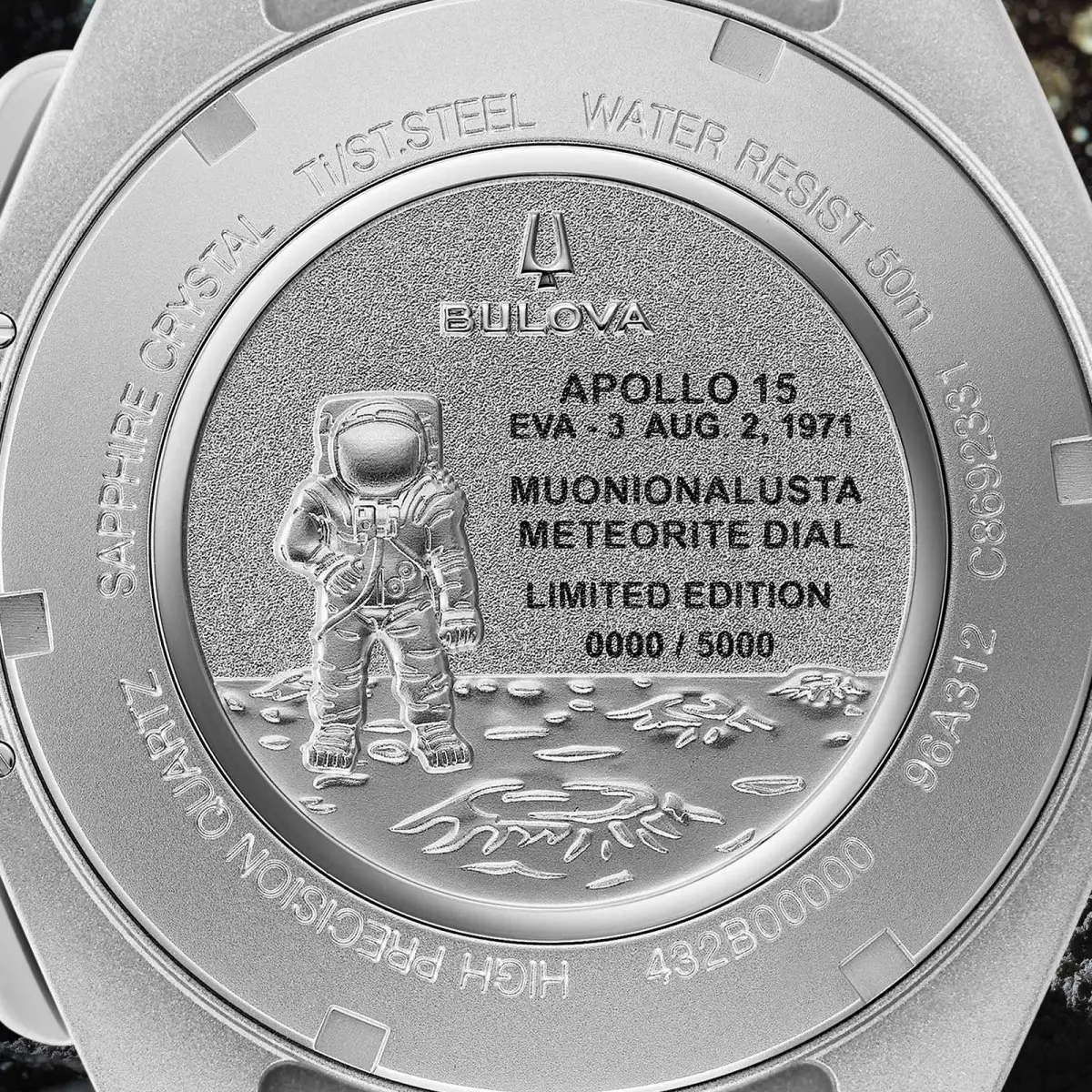 Bulova Lunar Pilot Meteorite Limited Edition. Kosmiczny zegarek z tarczą z meteorytu