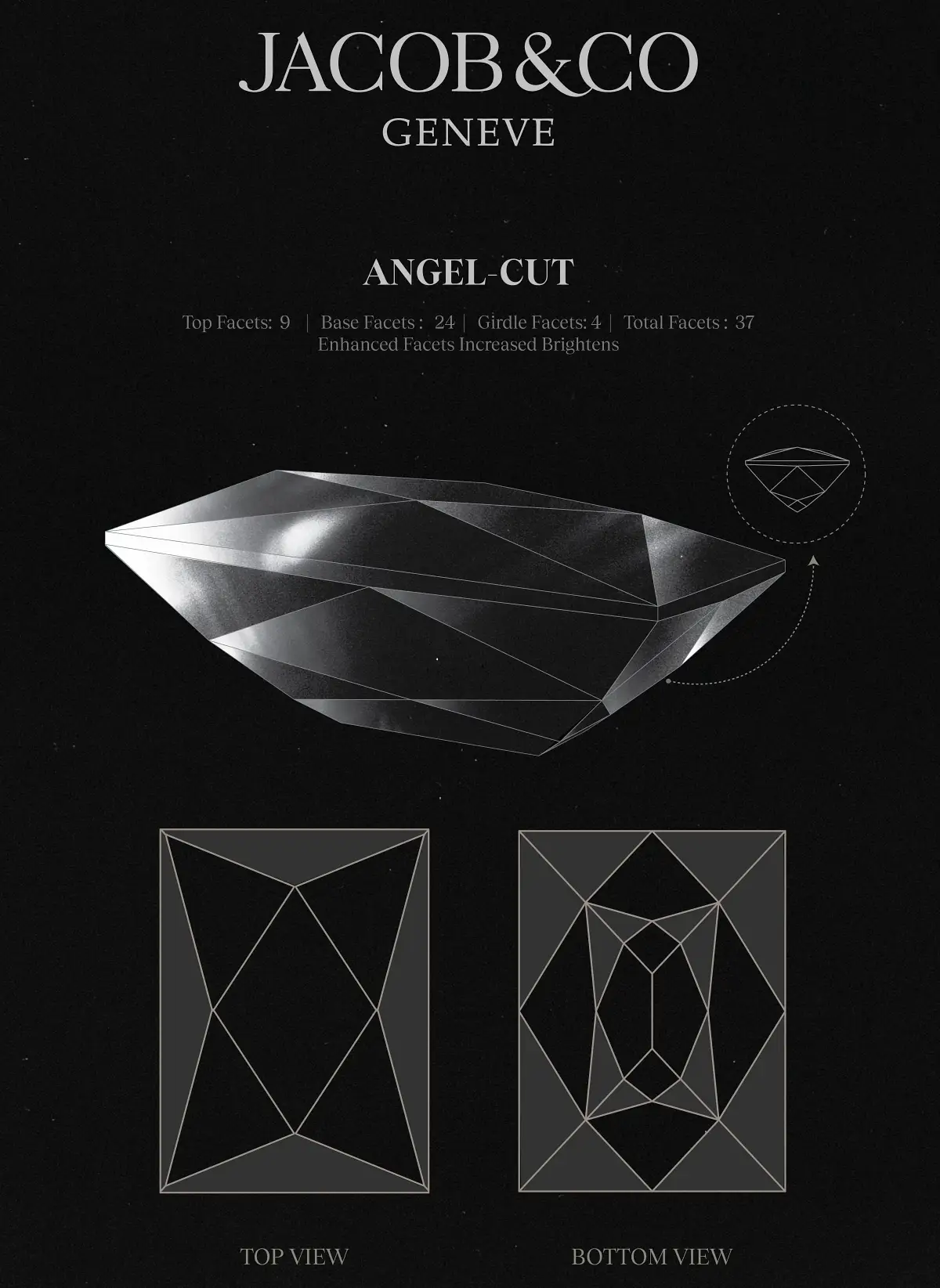 Nowy rodzaj szlifu diamentów i zegarek Jacob & Co. Billionaire Double Tourbillon Angle Cut