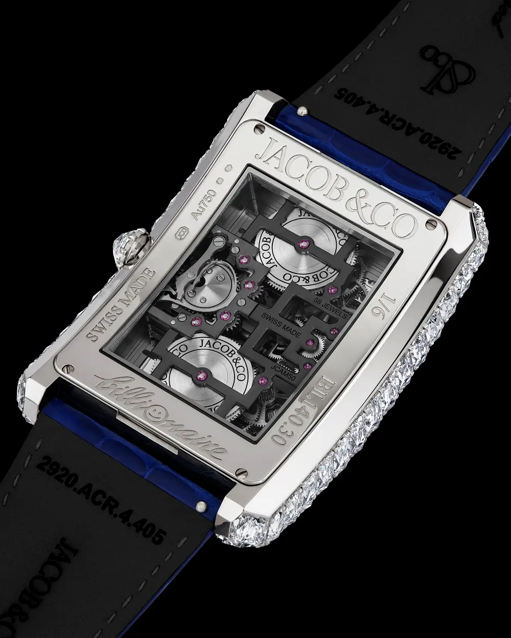 Nowy rodzaj szlifu diamentów i zegarek Jacob & Co. Billionaire Double Tourbillon Angle Cut