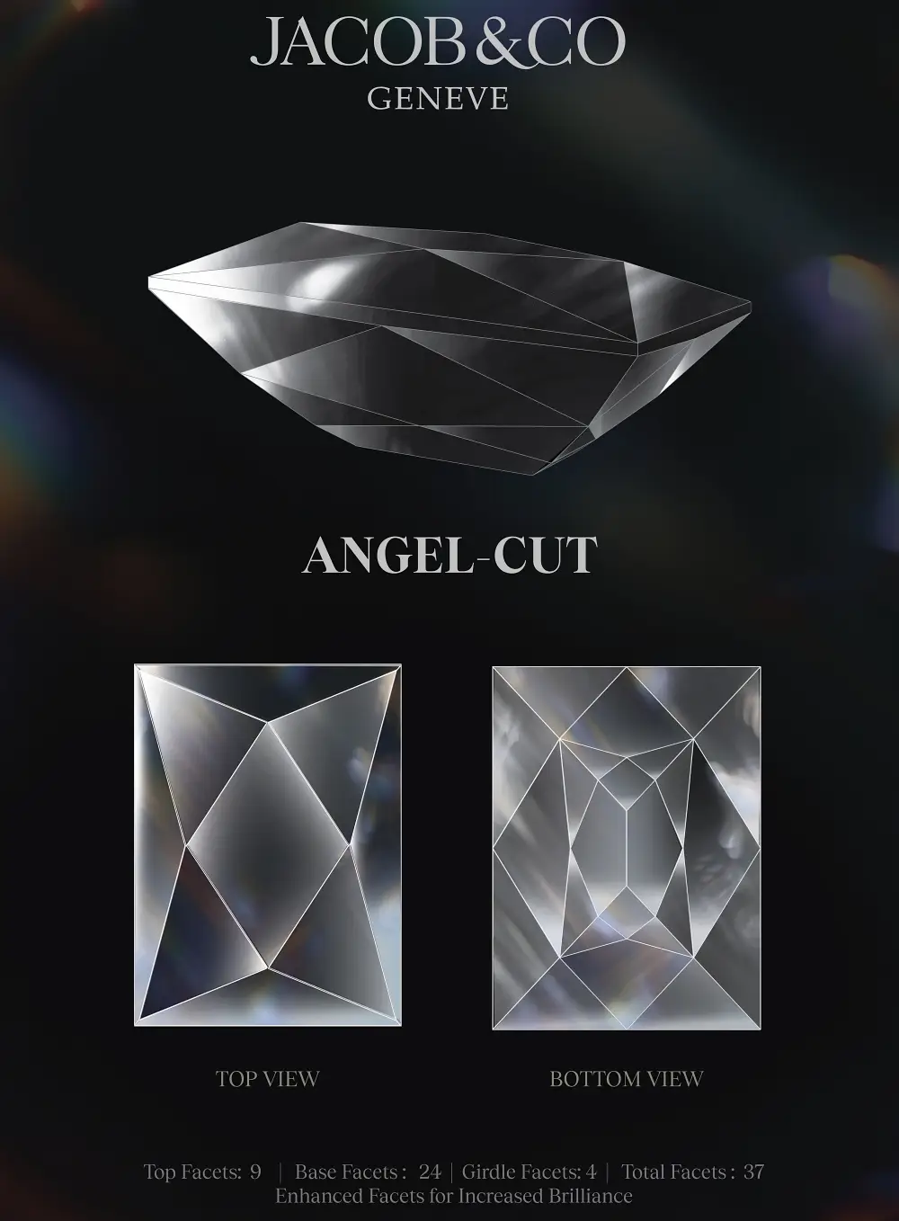 Nowy rodzaj szlifu diamentów i zegarek Jacob & Co. Billionaire Double Tourbillon Angle Cut