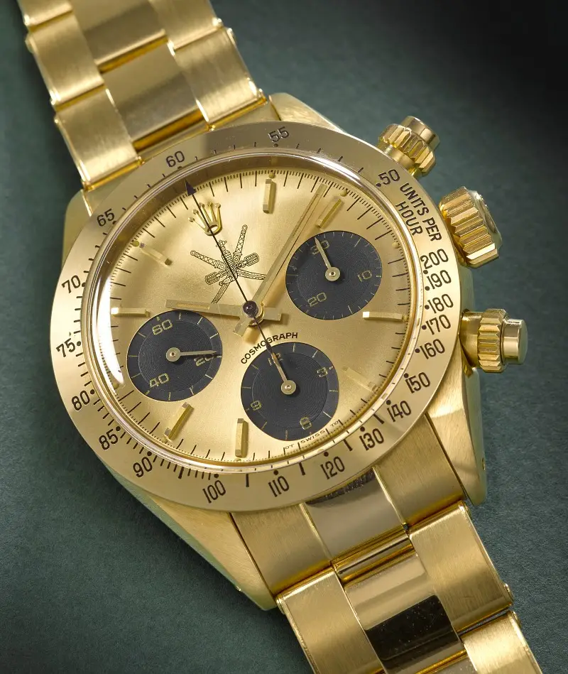 Wyjątkowe zegarki Rolex wykonane na zamówienie Sułtana Omanu trafiły na aukcję!