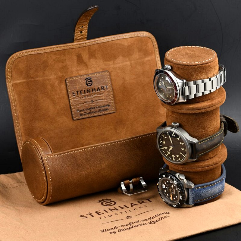 Etui na zegarki od marki Steinhart i Bosphorus Leather