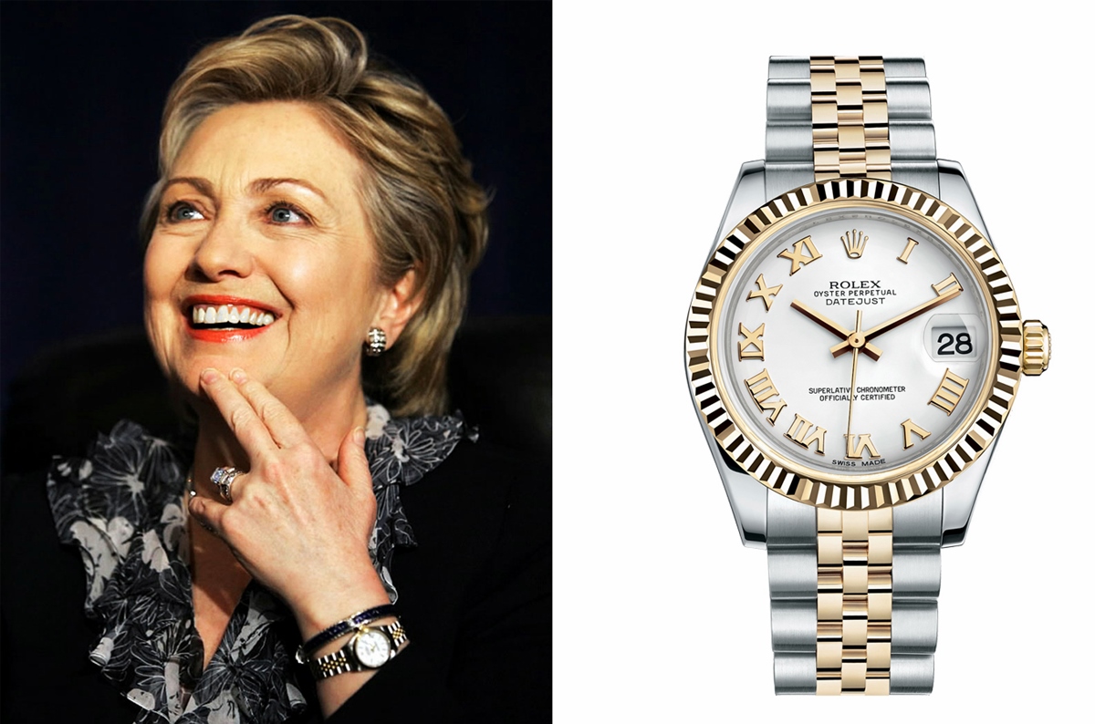 Zegarki kandydatów na fotel prezydenta USA: Hillary Clinton oraz Donalda Trumpa