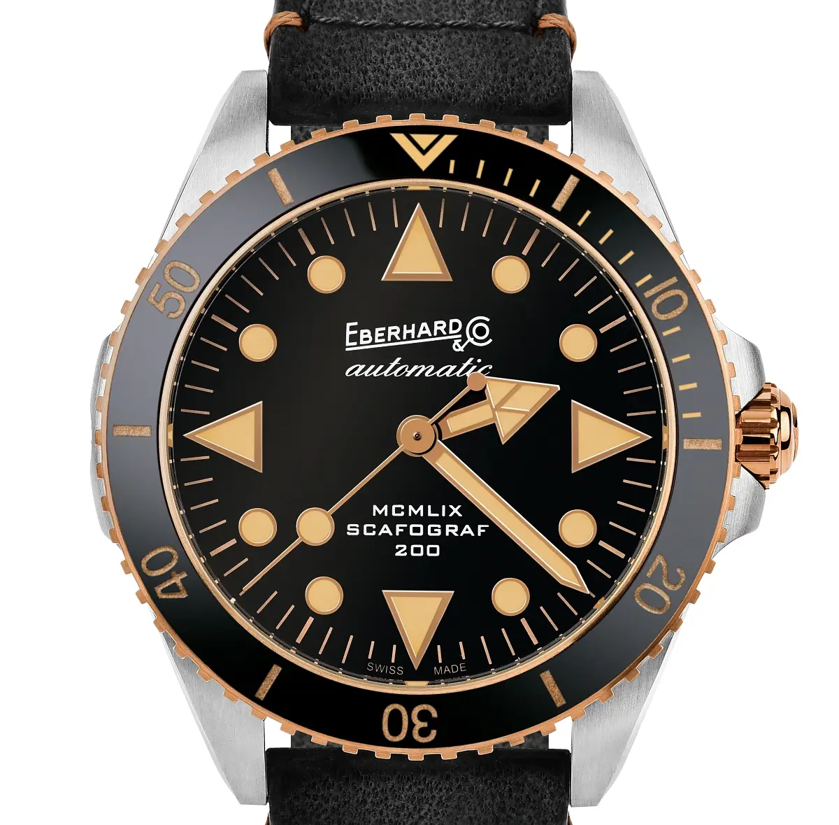 Eberhard & Co. Scafograf 200 MCMLIX Bronze Edition i chronometraż Międzynarodowych Targów Żeglarstwa w Genui