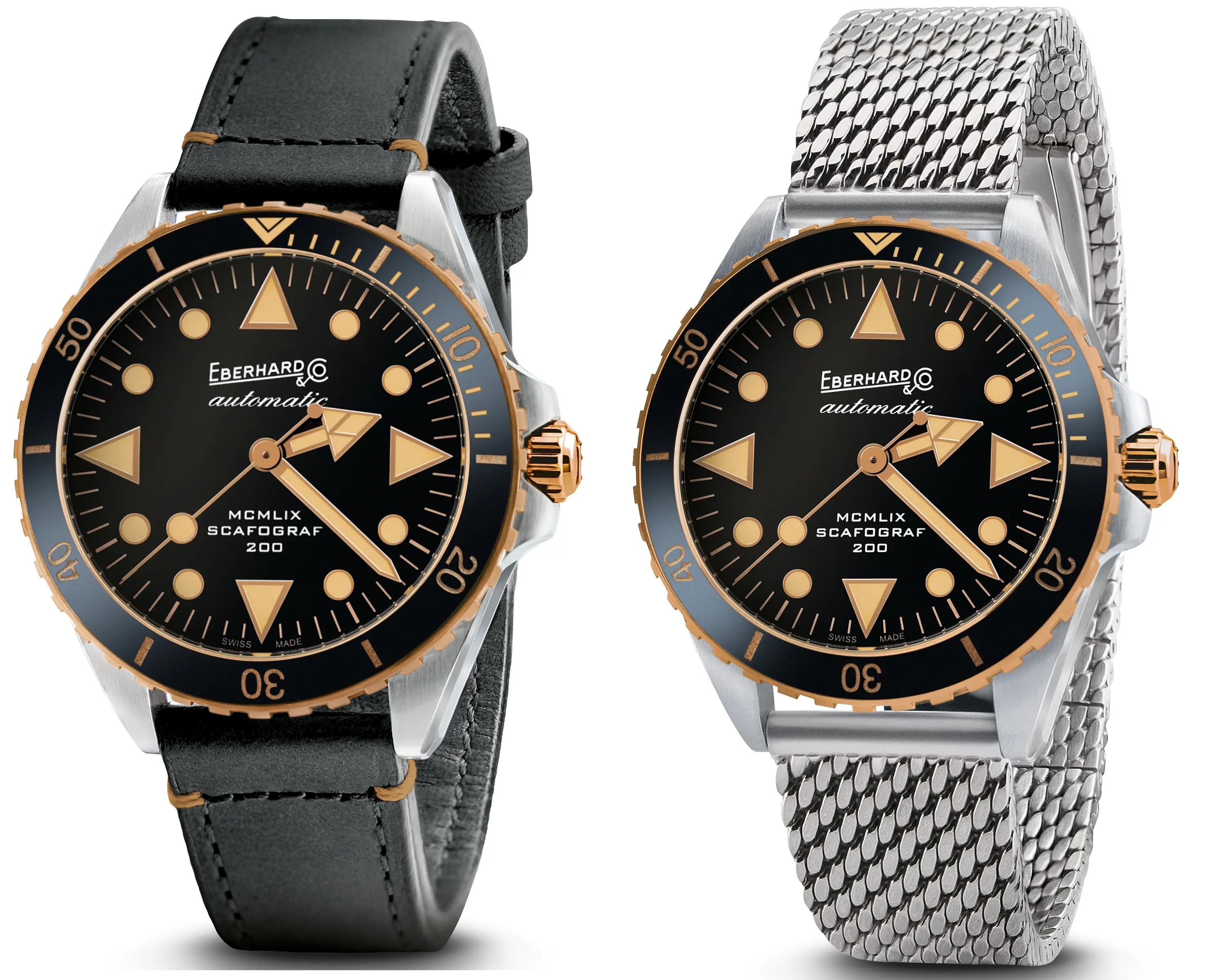 Eberhard & Co. Scafograf 200 MCMLIX Bronze Edition i chronometraż Międzynarodowych Targów Żeglarstwa w Genui