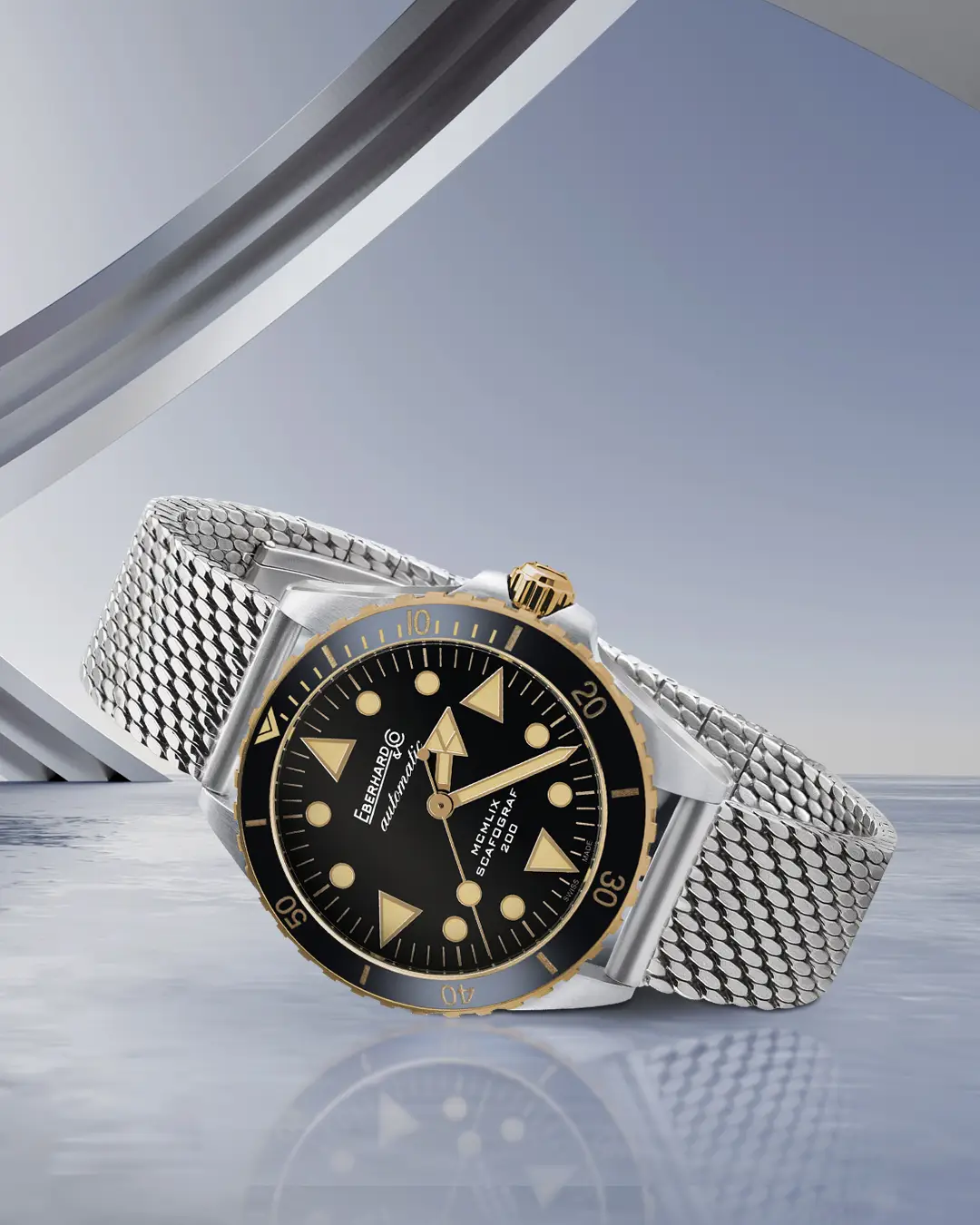 Eberhard & Co. Scafograf 200 MCMLIX Bronze Edition i chronometraż Międzynarodowych Targów Żeglarstwa w Genui