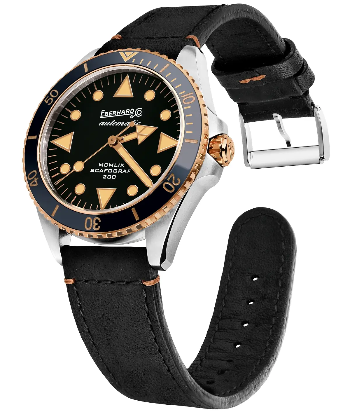 Eberhard & Co. Scafograf 200 MCMLIX Bronze Edition i chronometraż Międzynarodowych Targów Żeglarstwa w Genui