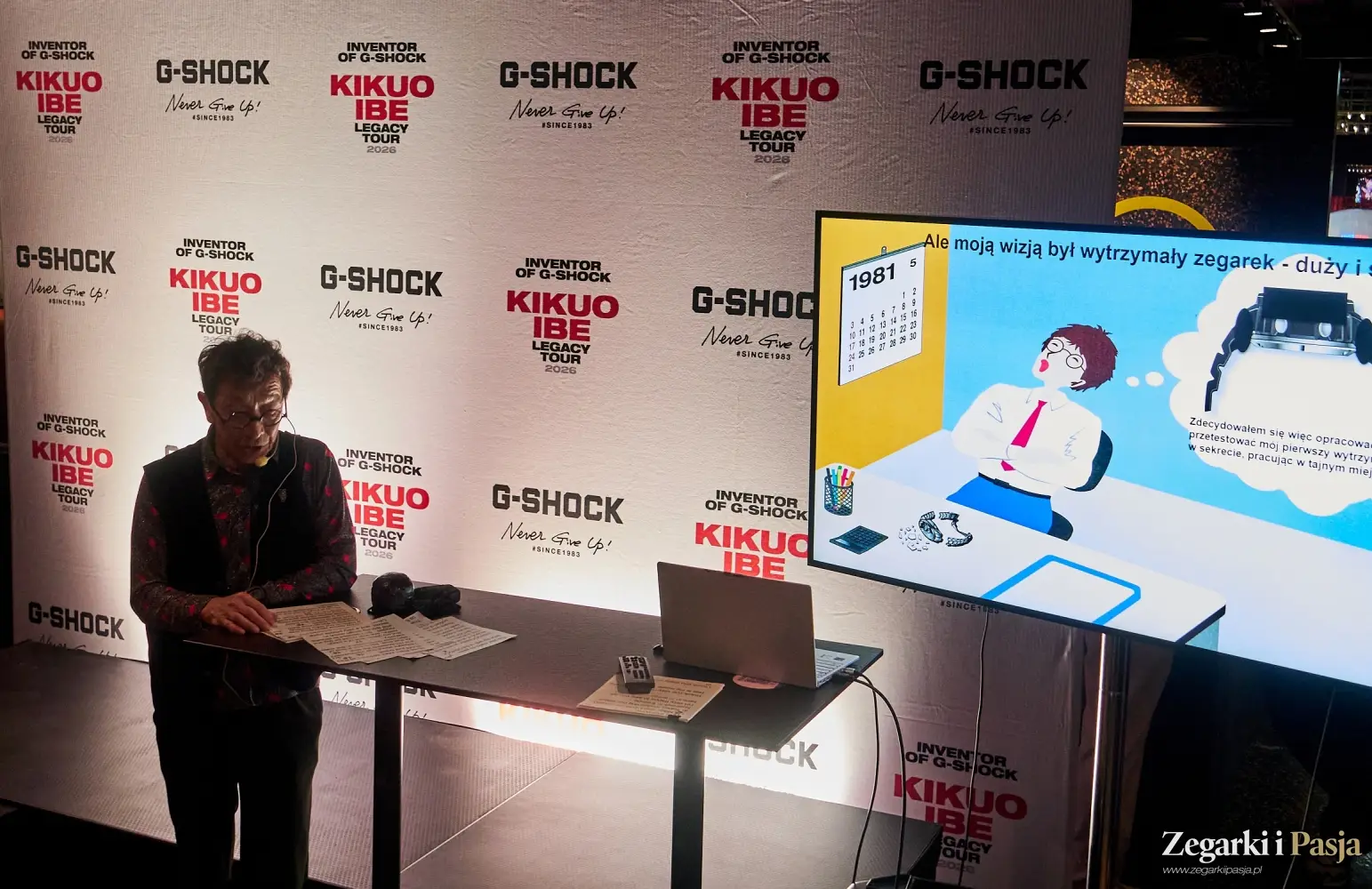Relacja G-SHOCK Kikuo Ibe Legacy Tour 2026 – Welcome to Poland