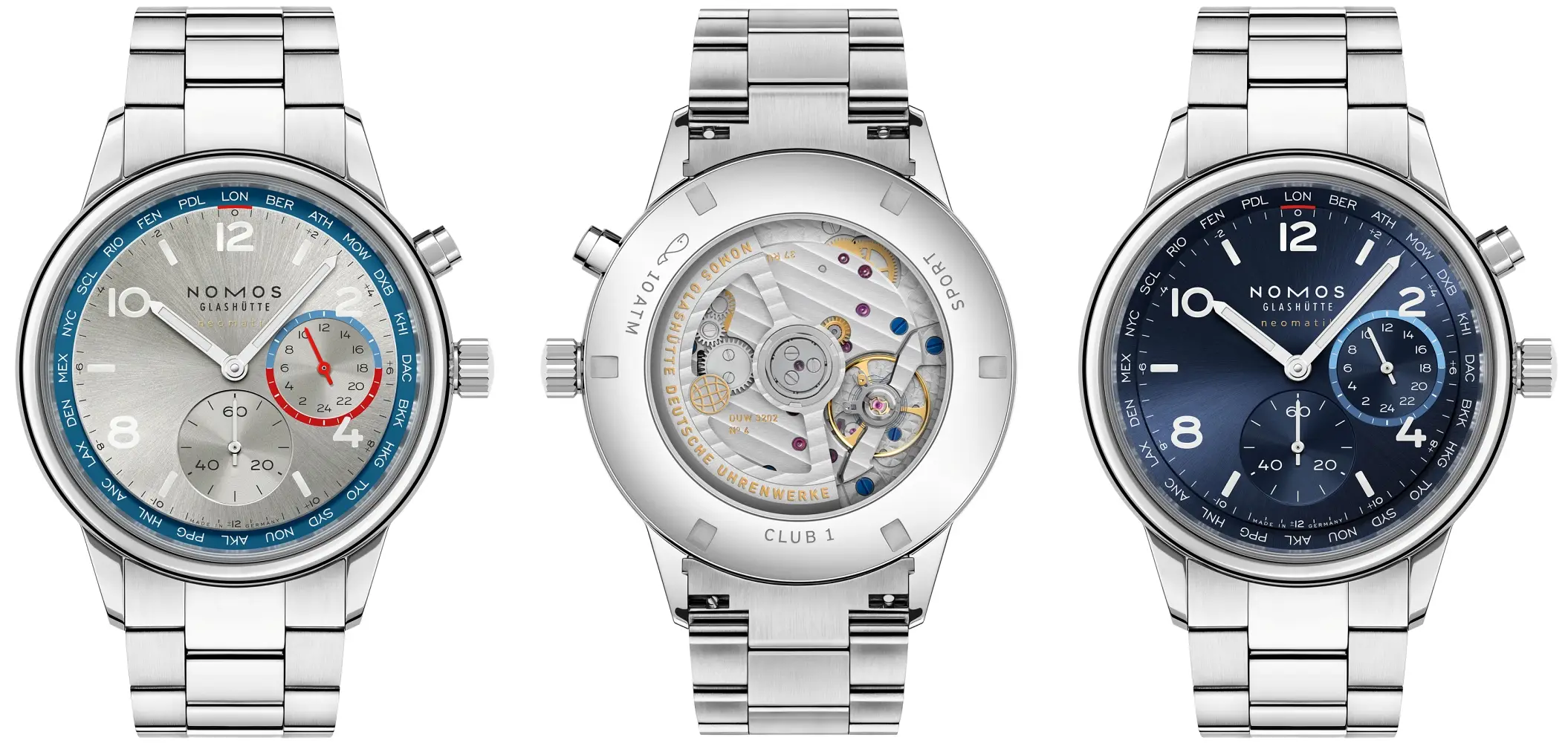 Nagroda iF Design Award 2026 dla Nomos Club Sport neomatik Worldtimer