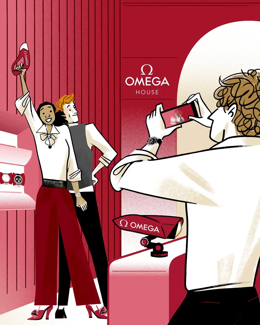 Otwarcie Domu OMEGI w Mediolanie z udziałem George’a Clooneya i Parka Bo-guma!