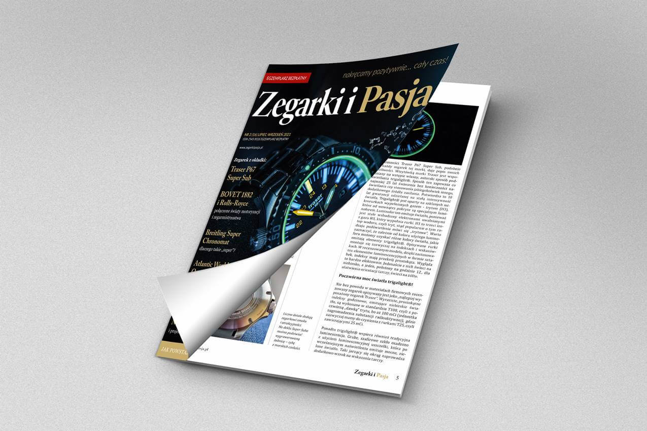 Magazyn Zegarki i Pasja NR 16  – już dostępny! Lipiec – Wrzesień 2021