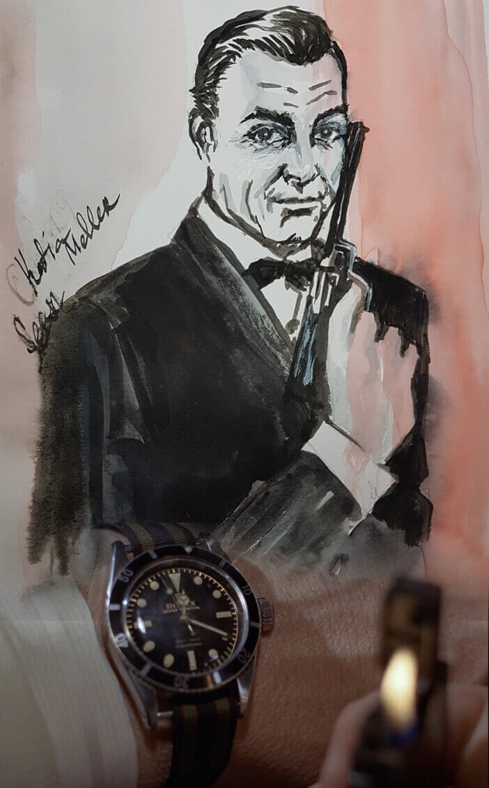 James Bond Doktor No i zegarek Rolex
