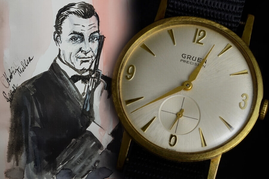 James Bond i zegarek Gruen