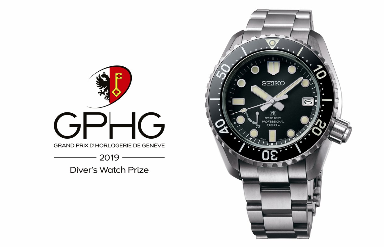Nagroda GPHG 2019 dla Seiko Prospex LX Line Diver!