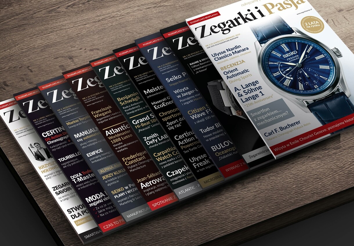 Magazyn Zegarki i Pasja NR 9  – już dostępny! Kwiecień – Czerwiec 2019