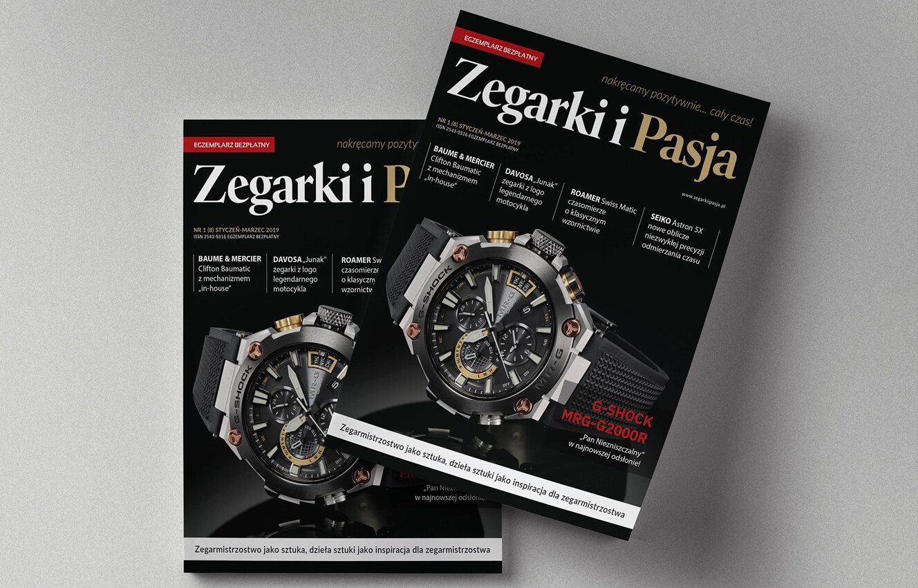 Magazyn Zegarki i Pasja NR 8 – już dostępny! Styczeń – Marzec 2019