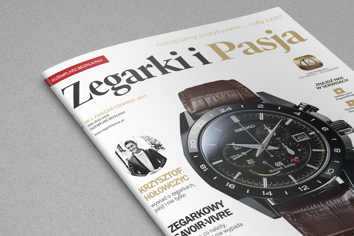Magazyn Zegarki i Pasja – pierwszy bezpłatny kwartalnik o zegarkach w Polsce!