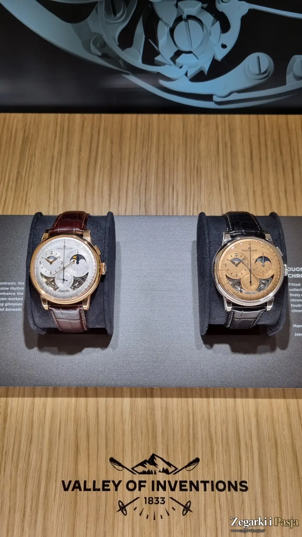 Jaeger-LeCoultre i pieczęć „High Precision Guarantee Seal”. 