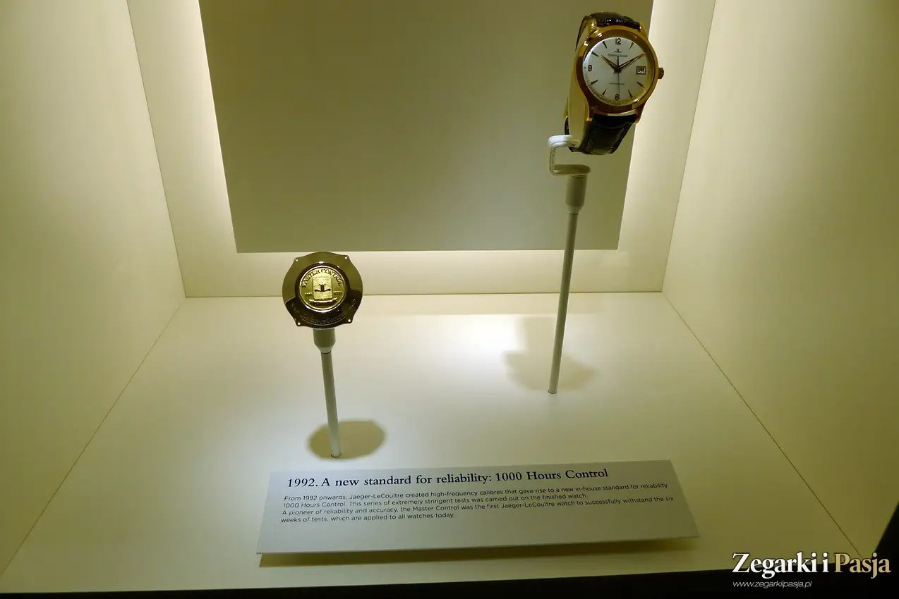 Jaeger-LeCoultre i pieczęć „High Precision Guarantee Seal”. 