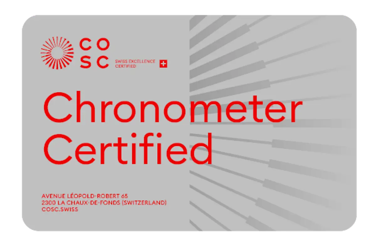 Nowy certyfikat COSC Excellence Chronometer Certified