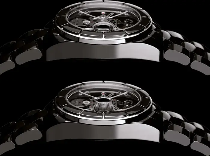 Komplikacje konstrukcji modułu naciągu zegarka