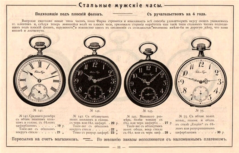  Radziecki przemysł zegarkowy – rys historyczny 
